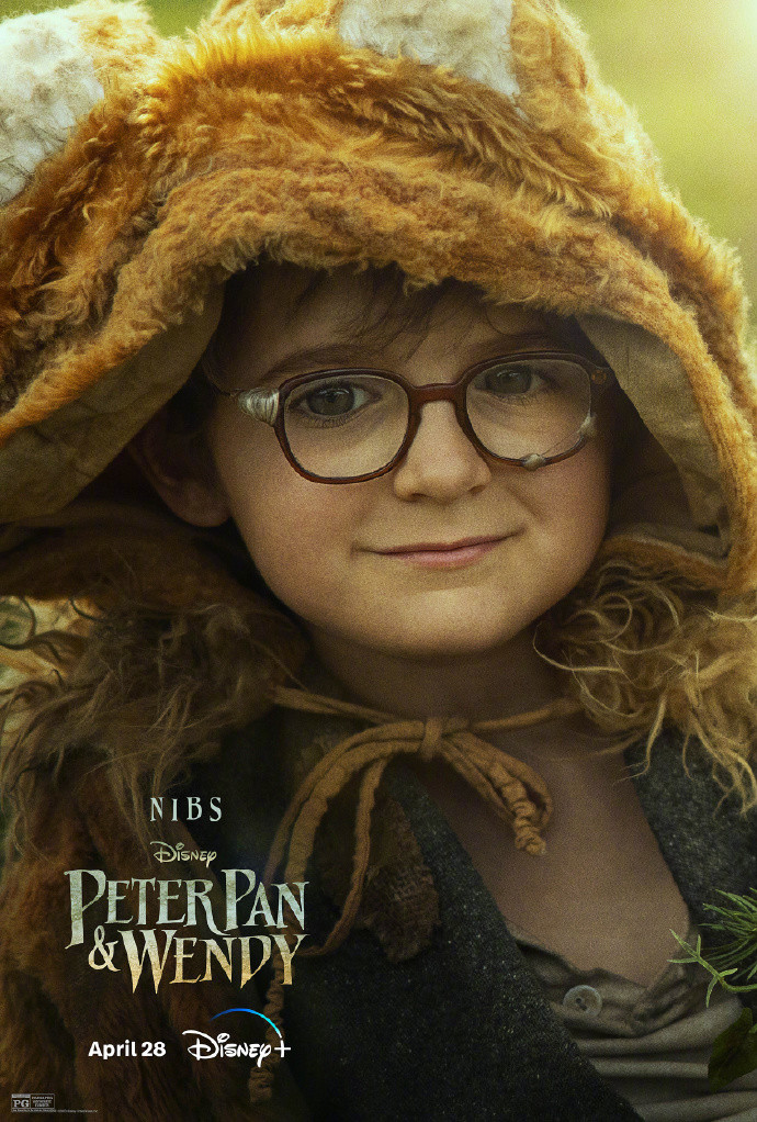 《彼得·潘与温蒂》发布角色海报 4月28日上线Disney+
