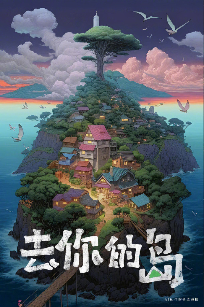 晋江人气小说《去你的岛》改编动画电影 AI海报公布