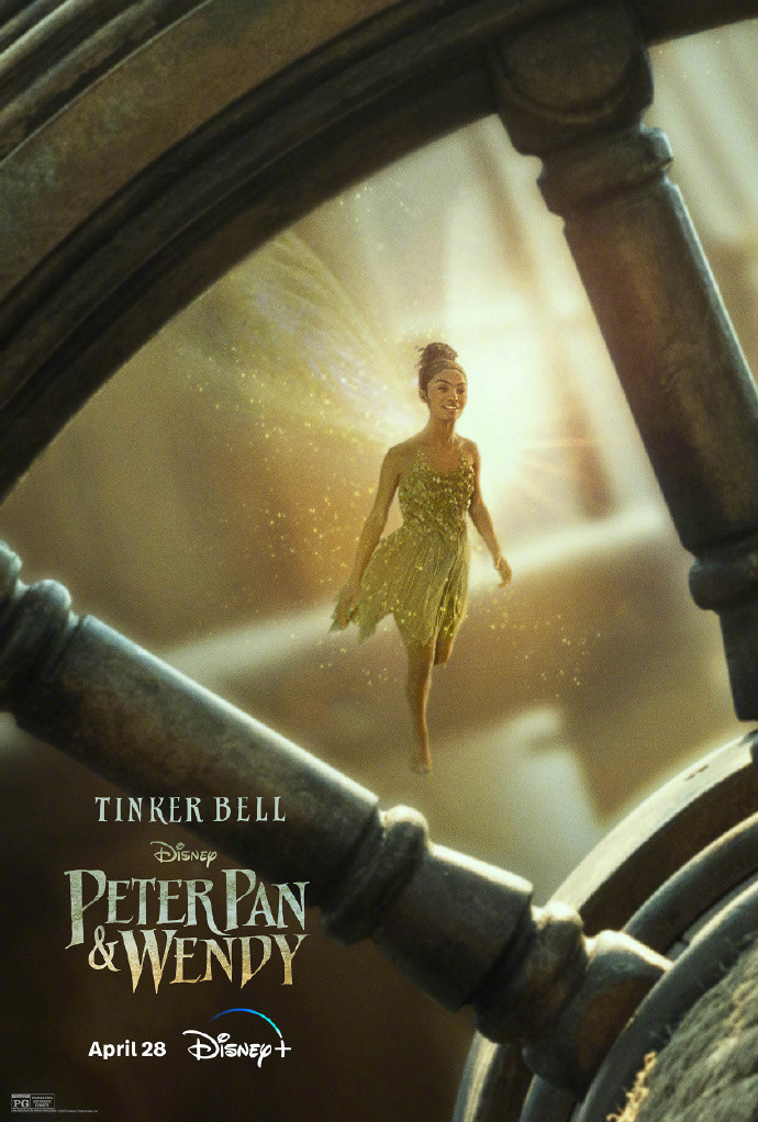 《彼得·潘与温蒂》发布角色海报 4月28日上线Disney+