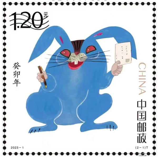 堪称史上最丑兔年邮票，透露着强烈的妖气